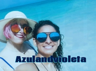 Azulandvioleta