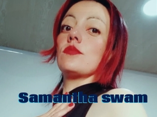 Samantha_swam